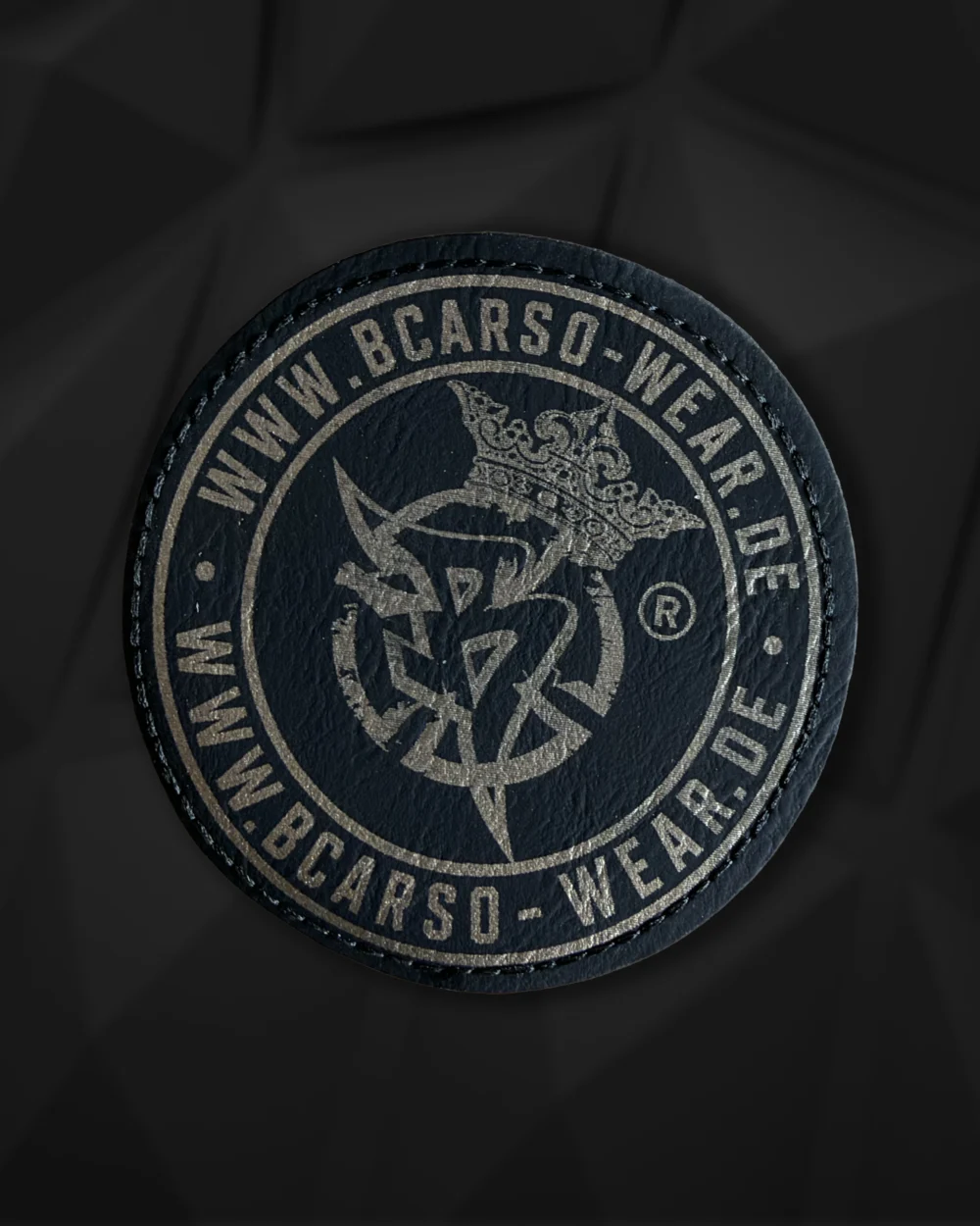 Patch – Bcarso Wear rund schwarz